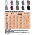 thumbnail image 2 of Innerwin Outwear Open Front Women Hooded Cardigan Winter Solid Color Warm Fuzzy Fleece Jacket Army Green M, 2 of 2