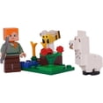 thumbnail image 4 of LEGO Minecraft: Alex Minifigurine avec Bébé Lama et Abeille, 4 of 4