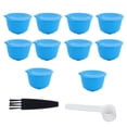 thumbnail image 2 of Trousse d'Accessoires de Tasse Filtre à Capsule de Café Rechargeable pour Machine à Café DOLCE GUSTO (Bleu 10 Capsules 1 Cuillère 1 Brosse), 2 of 14