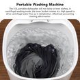 thumbnail image 4 of Portable Washing Machine, 4.5L Mini Washing Machine Rotating  Small Washer for Baby Clothes Underwear Portable Bucket Washer for Apartment, Dorm, Camping, RV Travel Laundry, 4 of 8