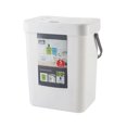 thumbnail image 1 of Youkk Sturdy And Durable Wall Mounted Trash Cans For Clean Household Environment white 5L, 1 of 6