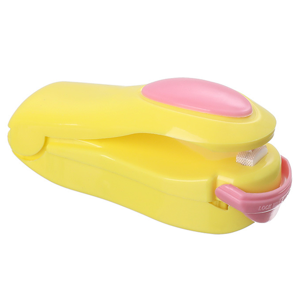 Mini Bag Sealer, Portable Mini Sealing Household Machine, Handheld Heat Bag Sealer, Mini Heat Bag Sealer Sealing Machine Hand Pressure Heat Sealing Machine for Airtight Food Storage Saver