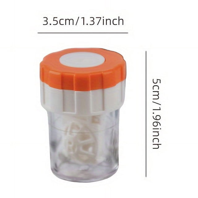 CNKOO 1PC Rotating Contact Lens Washers Compact and Portable Lens Cleaner for Travel ZZZ