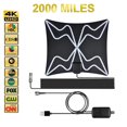 thumbnail image 2 of Indoor TV Antenna Amplified HDTV Antenna 2000 Miles Long Range, 2 of 9