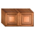 thumbnail image 1 of Fasade Traditional 3 Vinyl 2ft x 4ft Glue Up Ceiling Panel Antique Bronze 5 Pack, 1 of 5