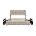 thumbnail image 3 of Mason Full Platform Storage Bed, Beige, 3 of 3