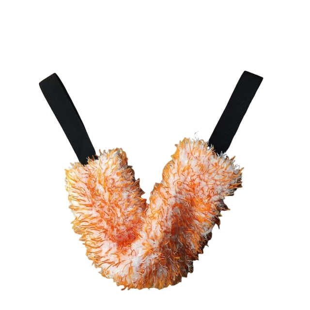 QualitChoice Wheel Microfiber Cleaning Brush For Fast Tire Cleaning Quick And Easy Car Cleaning Tool Reliability orange