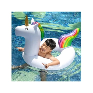 Inflatable Swimming Pool Floats For Kids, Cute Cartoon Animal Shaped Swim Tube: Unicorn, Flamingo, Swan For Pool Beach Party Toys