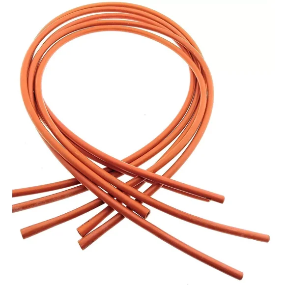 Sutra NETI Rubber Tube for Nasal Cleansing (Brown) - Pack of 5 (Size NO-4) - High Quality Rubber