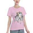 thumbnail image 2 of Women's Basic Short Sleeve T-Shirt One Piece Karp, 2 of 6