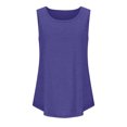 thumbnail image 5 of Timegard Camisoles pour Femmes Été Col Rond Sans Manches Blouse Confortable Tunique Décontractée à Porter avec des Leggings, 5 of 5