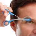 thumbnail image 1 of HLONK Ciseaux à Sourcils avec Poignées Antidérapantes pour Doigts Multi, 1 of 3