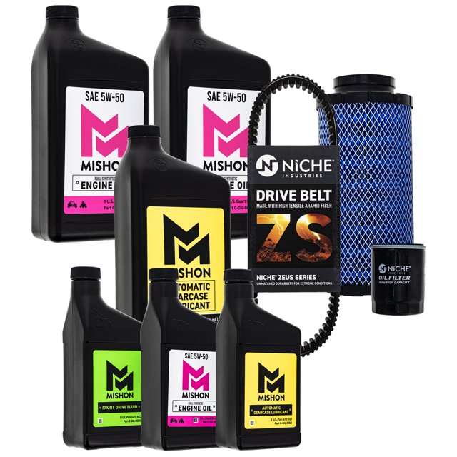MISHON Trousse de Service Complète pour Polaris RZR XP 1000 4 EPS Ceinture de Changement d'Huile MK1015502