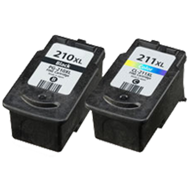 Zoomtoner Compatible CANON PG-210XL / CL-211XL High Yield INK / INKJET Cartridge Combo for Canon Pixma MX-360