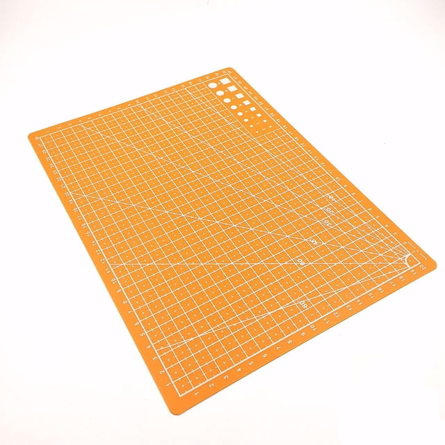 Agiferg A4 Art Self Healing PVC Cutting Mat Double Sided Gridded Rotary For Craft Fabric