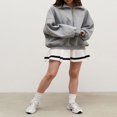 thumbnail image 4 of Women’s Quarter Zip Sweatshirts Long Sleeve Oversized Pullover Tops, 4 of 9