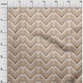 thumbnail image 3 of oneOone Rayon Beige Fabric Chevron Craft Projects Decor Fabric Printed By The Yard 56 Inch Wide, 3 of 4