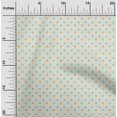 thumbnail image 2 of oneOone Silk Tabby Off White Fabric Geometric Craft Projects Decor Fabric Printed By The Yard 42 Inch Wide, 2 of 5
