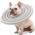 thumbnail image 2 of pitrice Adjustable Dog Collar Recovery Anti-Bite Cone Soft Protector for Pet Cat Beige Green M, 2 of 8