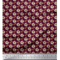 thumbnail image 2 of Soimoi polyester Crepe Fabric Artistic Floral Print Fabric by the Yard 42 Inch Wide, 2 of 3