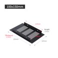 thumbnail image 1 of Bgsha 100mm Aluminium Rectangular Cabinet Wardrobe Air Vent Grille Ventilation-Cover, 1 of 9