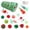 F, variante sur Ensemble de Jouets Interactifs de Noël pour Chats avec Tunnel Pliable pour Chats d'Intérieur, Comprend des Balles et une Baguette Teaser pour Jouer et Faire de l'Exercice
