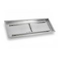 thumbnail image 1 of Ourlova Superior Stainless Steel Fire Pit Igniter Kit 48x14 Inch Rectangular Drop In Pan 14inch silver, 1 of 7