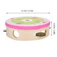 thumbnail image 4 of Tambourin en Bois 15cm Tambour à Main Cloche Instrument de Percussion Jouet Cadeau (3), 4 of 10