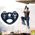 thumbnail image 3 of S SERENABLE 25KN Zip Line Climbing Pulley Trolley Rock Aluminum Fixed Eye for Cable Black, 3 of 9