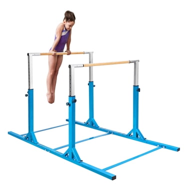 Costway Kids Double Horizontal Bars Home Gym Adjustable