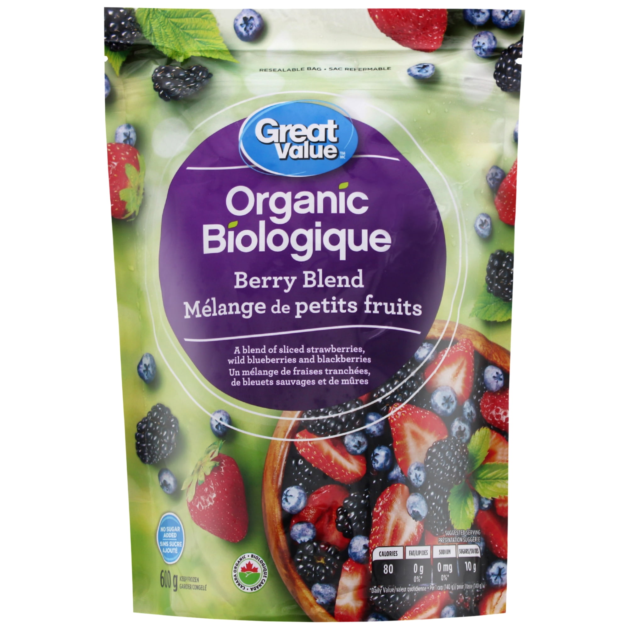 Great Value Biologique Mélange De Petits Fruits