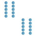 thumbnail image 3 of maskred 10 Pieces EVA Foam Golf Swing Training Exercises Balls Practice Light Blue 42mm 2Set, 3 of 6