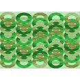 thumbnail image 1 of Ahgly Company Machine Washable Indoor Rectangle Transitional Dark Lime Green Area Rugs, 3' x 5', 1 of 7