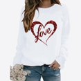 thumbnail image 1 of Meichang Womens Long Sleeve Spring Tops Valentines Day Shirts Cute Tops Heart Print Womens Tops Crew Neck Spring T Shirts, 1 of 3