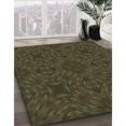 thumbnail image 3 of Ahgly Tapis Rectangulaire Lavable en Machine Intérieur Transitionnel Marron, 2 Pieds x 5 Pieds, 3 of 7