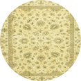 thumbnail image 1 of Ahgly Company Tapis d'Intérieur Ronds Abstraits Or Abstraits pour Aire, 4 Pieds Rond, 1 of 6