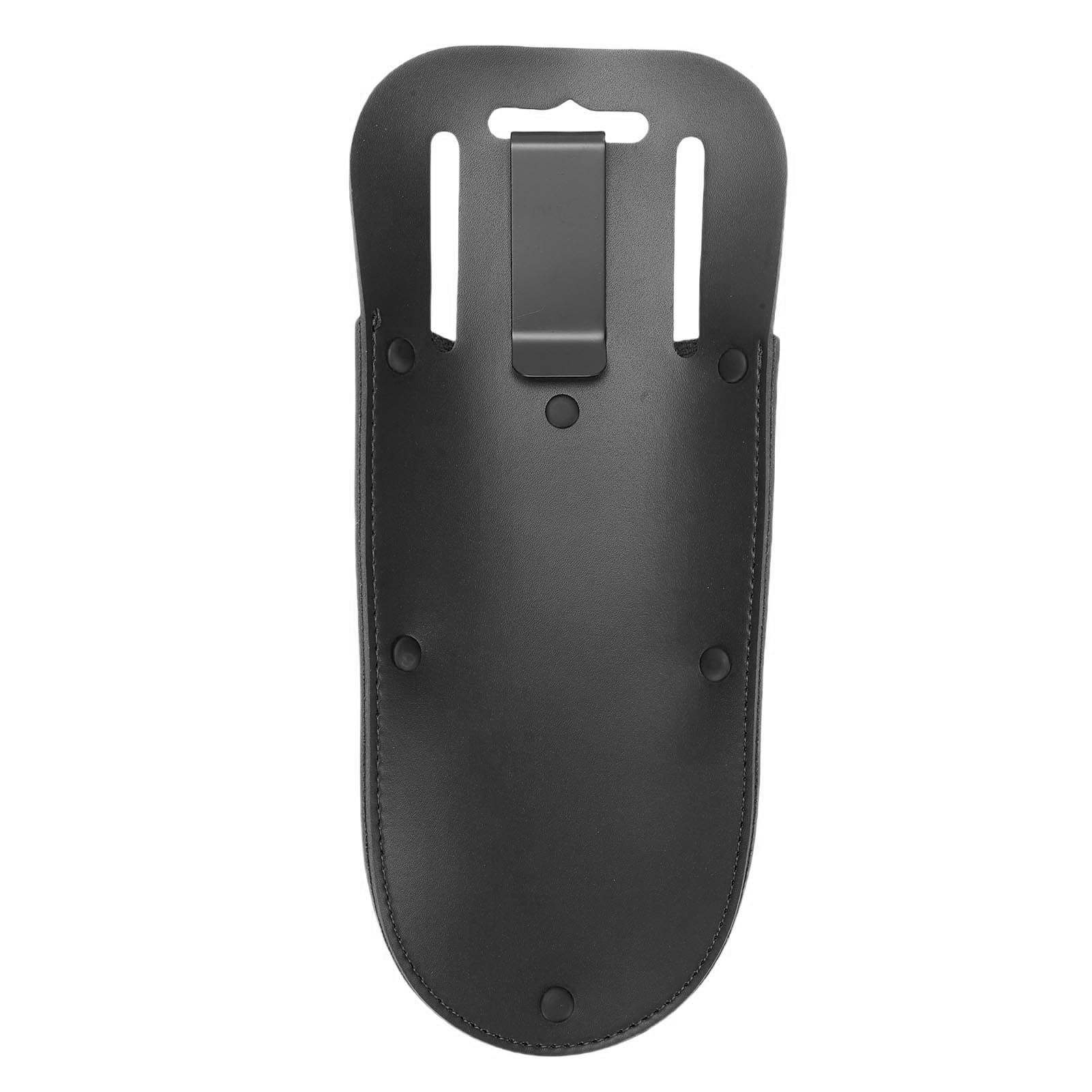 Garden Pruner Sheath, Premium PU Leather Pruner Holster Protective Case with Metal Belt Clamp, for Gardening Pruning Shears Scissors Pliers