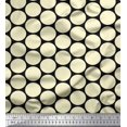 thumbnail image 1 of Soimoi Poly Georgette Fabric Dots Dots Fabric Prints by Yard 52 Inch Wide, 1 of 5