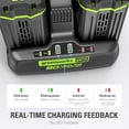 thumbnail image 3 of Greenworks Chargeur Rapide à Double Port 80 V, 3 of 7