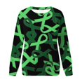 thumbnail image 4 of HKEJIAOI Polyester Womens Long Sleeve Tops Col Rond Imprimé Graphique Women Chemisiers Habillés Tops Casual Long Sleeve, 4 of 4