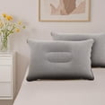 thumbnail image 4 of Accessoires d'Extérieur, Oreiller Gonflable Oreiller Gonflable Oreiller Gonflable pour le Camping Oreiller de Camping avec Surfaces Floquées Coussin Gonflable pour Voyage Randonnée Plage Plein Air Pêche, Cadeaux pour Femmes, 4 of 6