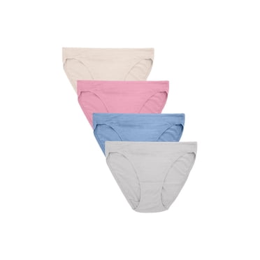 Bikini en doux modal Fruit of the Loom pour femmes, paquet de 4