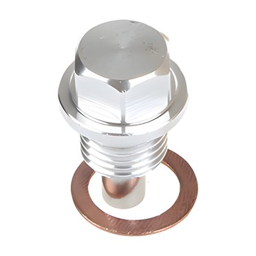 Rbaofujie Car Modification Oil Pan Screw Magnetic Oil Chan Nel Screw Aluminum Alloy Transmission Magnetic Oil Chan Nel Plug M-12x1.25 Model