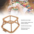 thumbnail image 4 of Double Layer Embroidery Frame, Adjustable Integrated Stitch Hoop Stand for Desktop, ABS Needlework Holder Tool, Suitable for Household, Most Scenes, 4 of 7