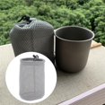 thumbnail image 3 of Portable Mesh Drawstring Bag, Stuff Storage Sack, Pouch Carrier, Bottle Organizer for Picnic Reisen im Freien Camping, 3 of 10