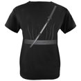 thumbnail image 2 of Halloween Ninja Assassin Costume Womens T Shirt, 2 of 2