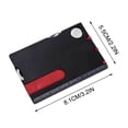thumbnail image 2 of TUWABEI Home Supplies Clearance Multitools Hand Tools Multi Functional Tool Card Portable Combination Tool Office Supplies Letter Opener Screwdriver 8-piece Set Outdoor Tools under $5, 2 of 5