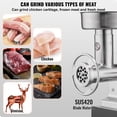 thumbnail image 4 of VEVOR Commercial Electric Meat Grinder 9 Lbs/Min Sausage Stuffer Maker Kitchen, 4 of 9