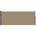 thumbnail image 1 of Outsunny 13' x 5' Retractable Side Awning, Garden Privacy Screen, Khaki, 1 of 10
