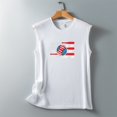 thumbnail image 4 of Birdeem Haut Sans Manches pour Femmes Col en V Chandail Imprimé, 4 of 5
